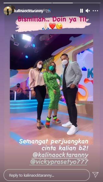 Kalina Ocktaranny dan Melaney Ricardo. (Instagram/@kalinaocktaranny)