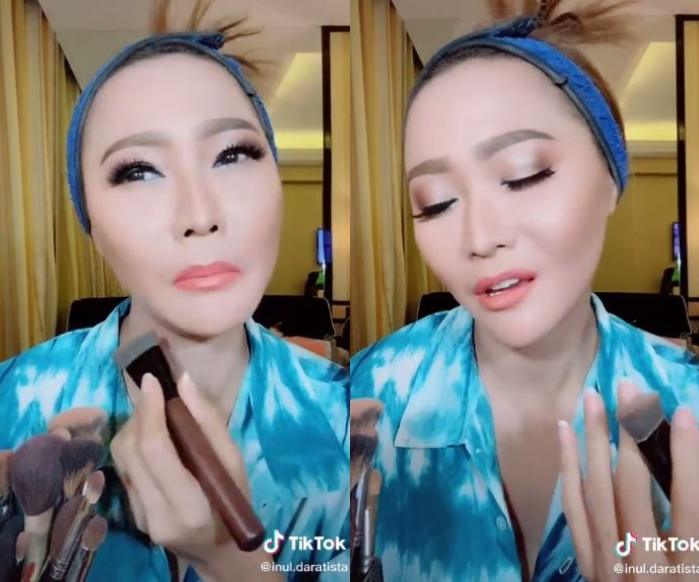 Inul Daratista sindir Barbie Kumalasari. (TikTok/Inul.d)