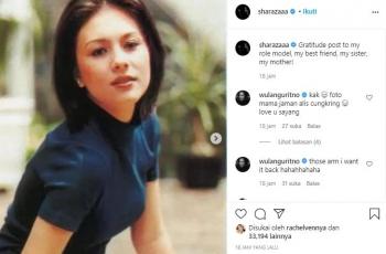 Foto Wulan Guritno saat masih muda (Instagram.com)