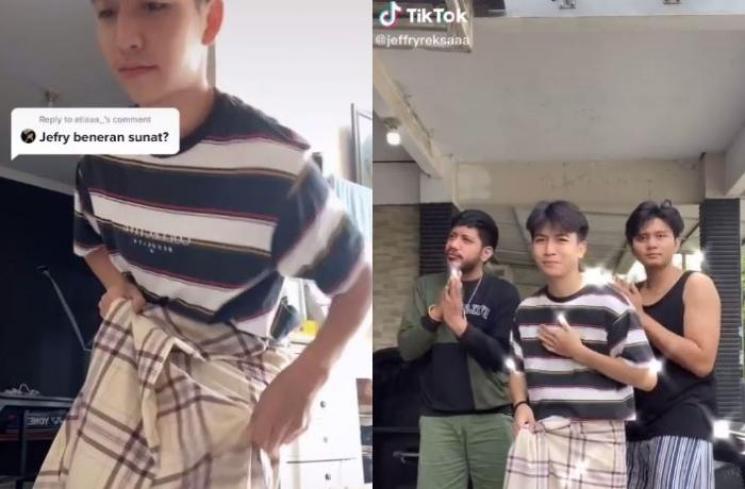 Jeffry Reksa ngaku sunat. (TikTok/JeffryReksaaa)