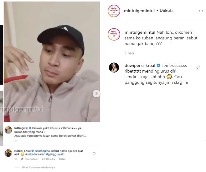 Lutfi Agizal (Instagram/@mintulgemintul)