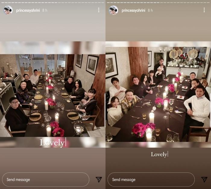 Syahrini dinner sama aktor Jepang Samurai X. (Instagram/@princessyahrini)