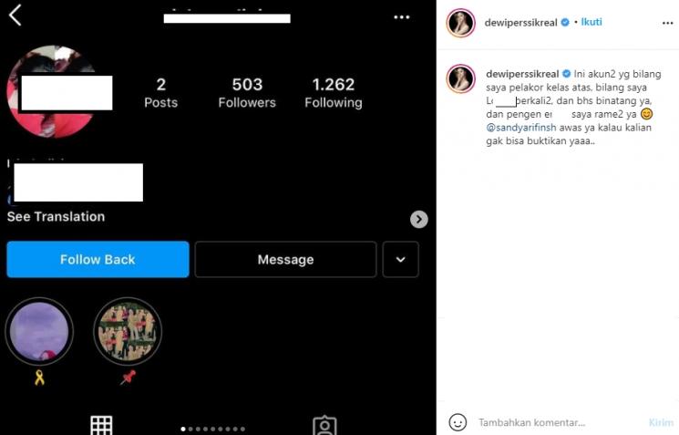 Dewi Perssik (Instagram/@dewiperssikreal)