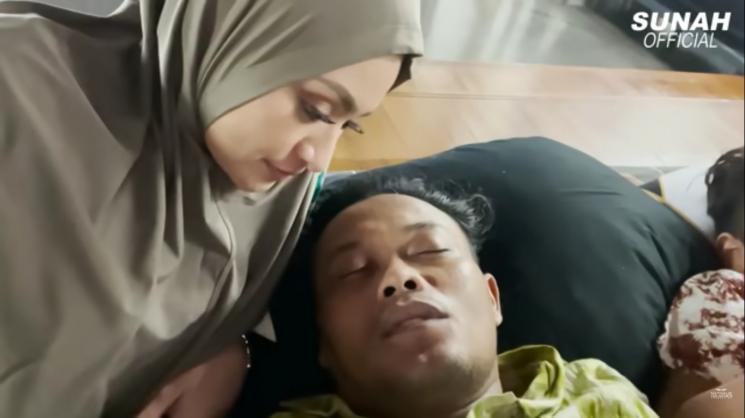 Nathalie Holscher cemas lihat kondisi Sule yang sedang sakit. (YouTube/SUNAH OFFICIAL)