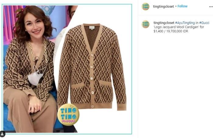 Ayu Ting Ting. (Instagram/@tingtingcloset)