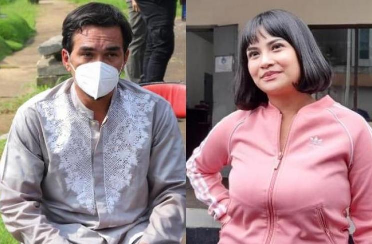 Teddy Syah dan Vanessa Angel. (Matamata.com)