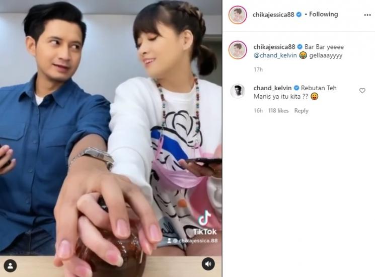 Chika Jessica dan Chand Kelvin. (Instagram)