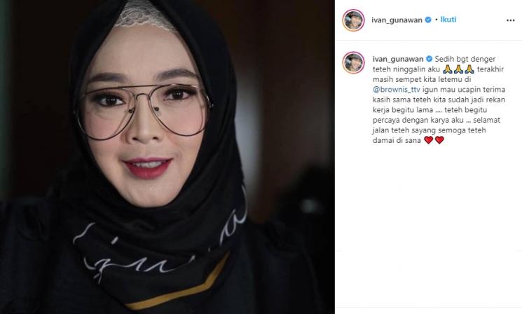 Rina Gunawan (Instagram/@ivan_gunawan)