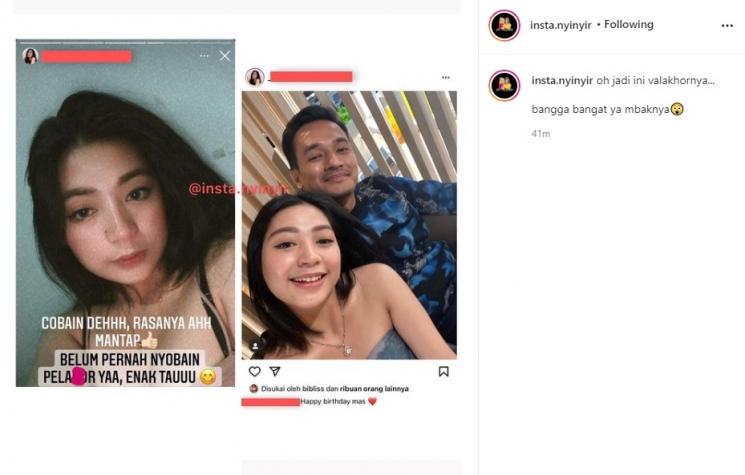 Foto Cewek yang Diduga Rebut Suami Vanessa Angel. (Instagram)