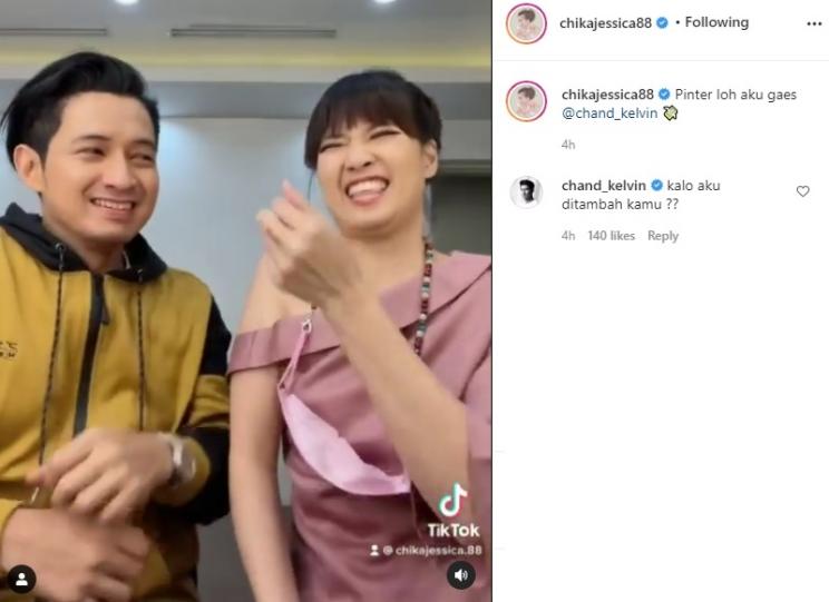 Chika Jessica dan Chand Kelvin. (Instagram)
