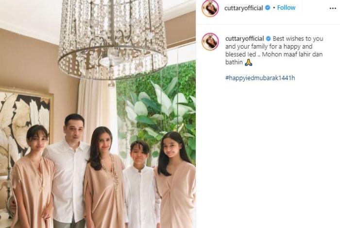 Chanella Leslie, Richard Kevin, Cut Tari, Richard Kingston dan Sidney. (Instagram/@cuttaryofficial)