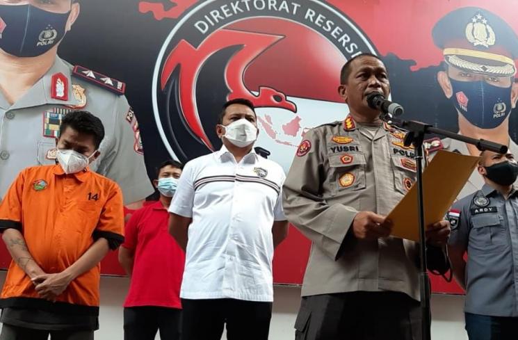 Robby Abbas ditangkap polisi. (MataMata.com/Herwanto)