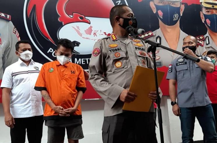 Robby Abbas ditangkap polisi. (MataMata.com/Herwanto)