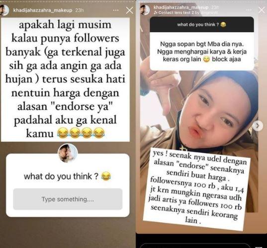 Khadijah Azzahra. (Instagram/@lambe_turah)
