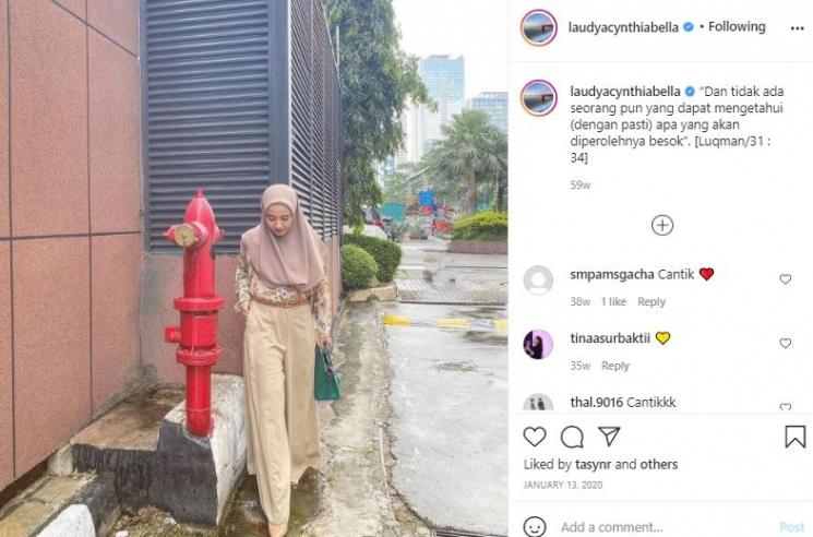 Laudya Cynthia Bella. (Instagram/@laudyacynthiabella)