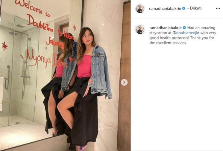 Nia Ramadhani (Instagram/@ramadhaniabakrie)