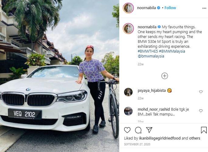 Adu gaya Noor Nabila vs Laudya Cynthia Bella. (Instagram/@noornabila)