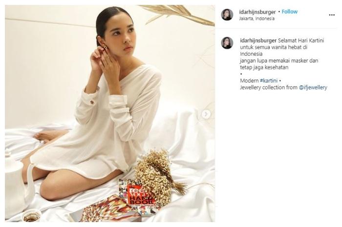 Pesona Chanella Leslie, anak sambung Cut Tari. (Instagram/@idarhijnsburger)