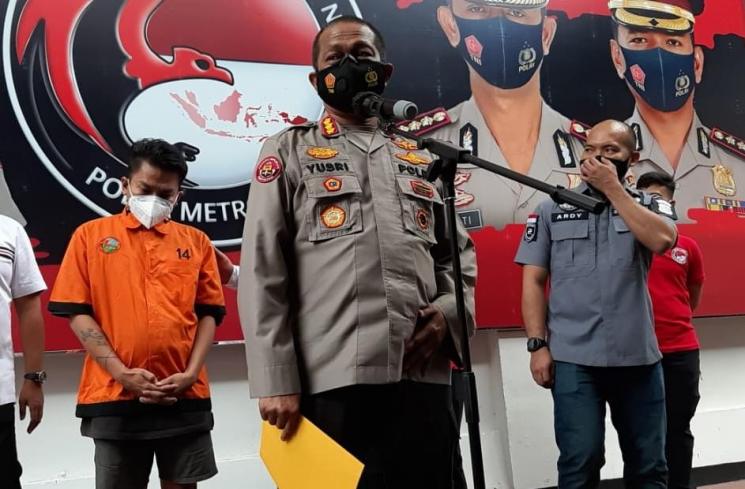 Robby Abbas ditangkap polisi. (MataMata.com/Herwanto)