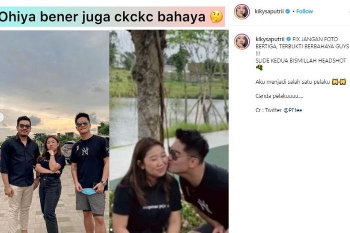 Unggahan foto Kiky Saputri. (Instagram/@kikysaputrii)