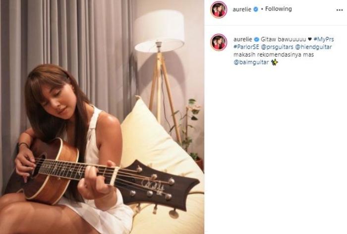 Rumah Aurelie Moeremans. (Instagram/@aurelie)