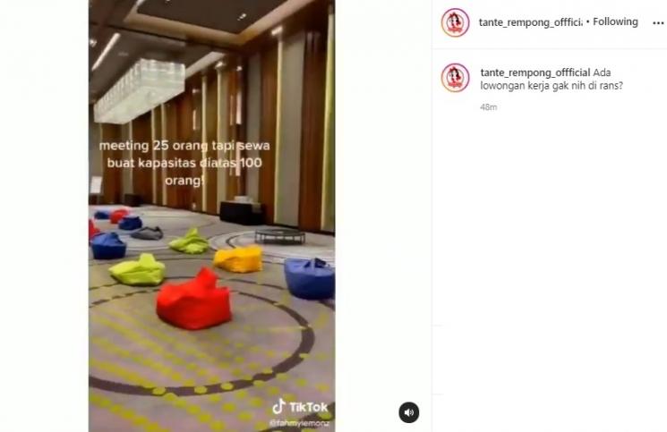 Karyawan RANS Entertainment. (Instagram/TikTok)