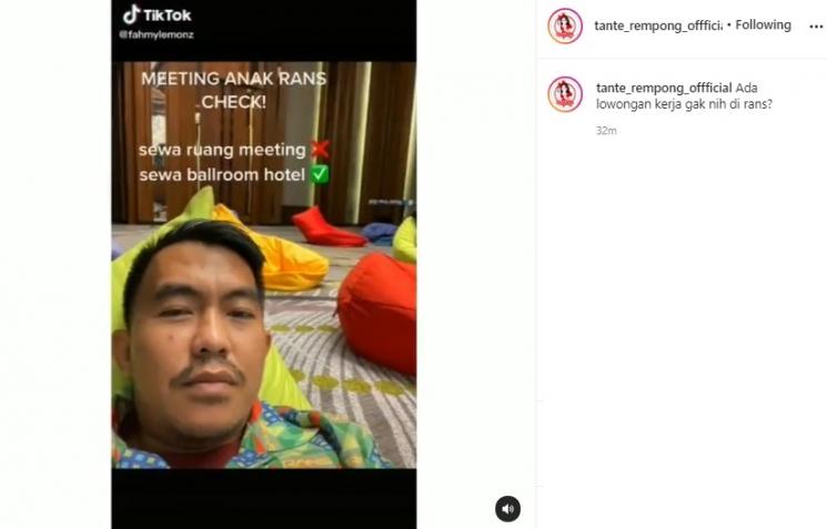 Karyawan RANS Entertainment. (Instagram/TikTok)