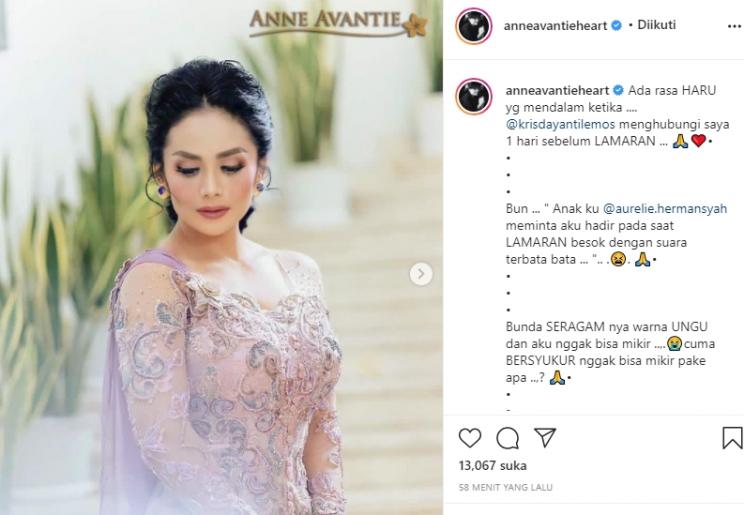 Krisdayanti (Instagram/@anneavantieheart)