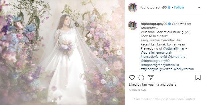 Prewedding Aurel Hermansyah dan Atta Halilintar. (Instagram/@fdphotography90)