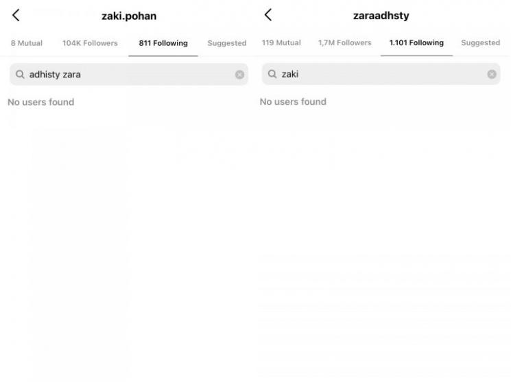 Zara Adhisty dikabarkan putus dan unfollow Zaki Pohan. (Instagram)