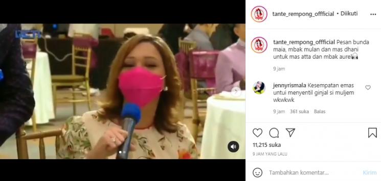 Maia Estianty singgung wanita penggoda di depan Mulan (Instagram.com)