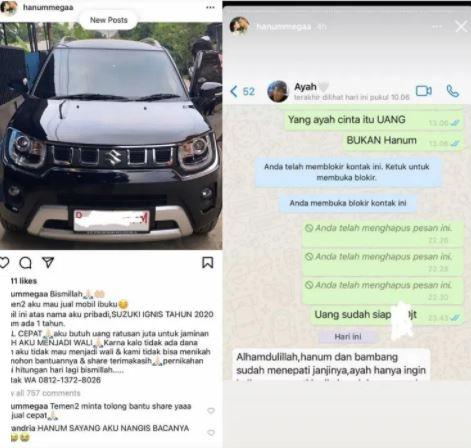 Selebgram Hanum Mega. (Instagram/@hanummega)