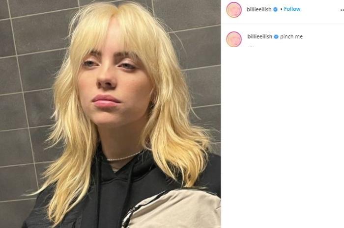 Billie Eilish ganti gaya rambut. (Instagram/@billieeilish)