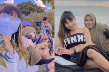 5 Momen Mantan-mantan Istri Kiwil Liburan Bareng, Rochimah dan Eva Belisima bak Kakak Adik