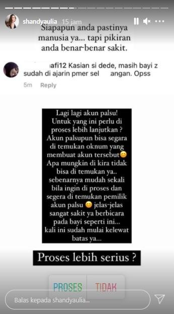 Postingan Shandy Aulia (Instagram.com)