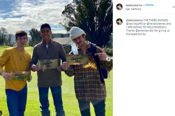 Dzaki Sukarno, finalis American Idol asal Indonesia. (Instagram/@dzakisukarno)