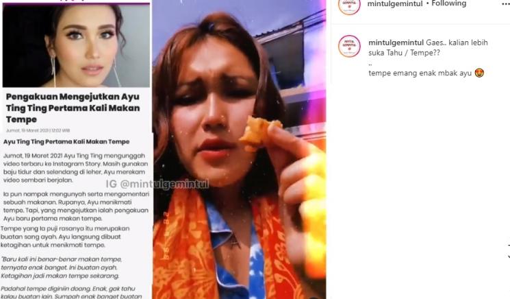 Ayu Ting Ting (Instagram/@mintulgemintul)