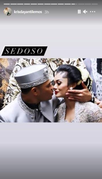 Foto pernikahan Krisdayanti dan Raul Lemos. (Instagram/@krisdayantilemos)