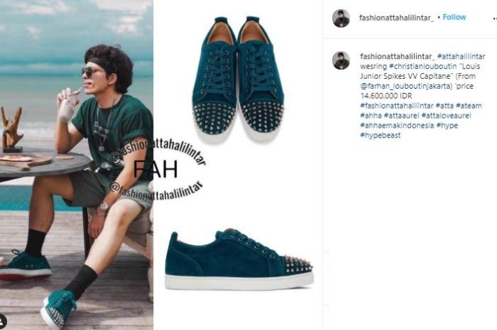 Sepatu Atta Halilintar. (Instagram/@fashionattahalilintar_)