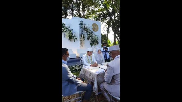 Ikbal Fauzi, Rendy Ikatan Cinta resmi menikah. (Instagram/dweddingplanner_)