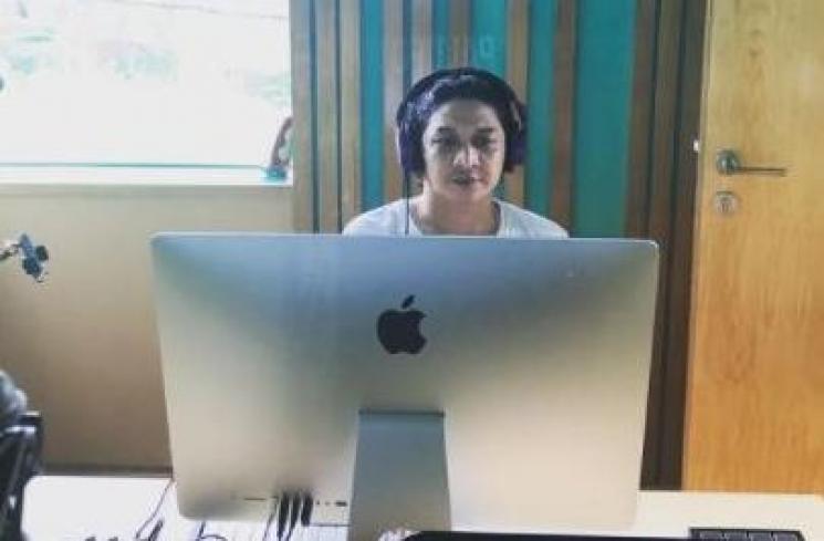 Studio rekaman Pasha Ungu. (Instagram/@pashaungu_vm)