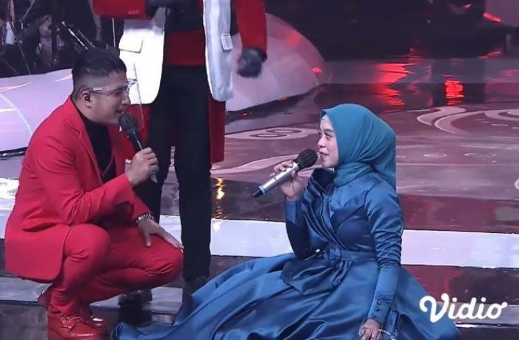 Lesti Kejora di atas panggung Liga Dangdut. (Youtube/Indosiar)