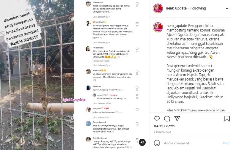 Rumah Pangeran Dangdut Abiem Ngesti. (Instagram/TikTok)