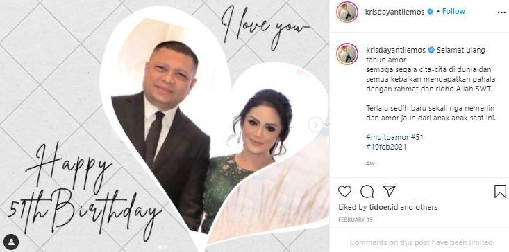 Krisdayanti. (Instagram/@krisdayantilemos)