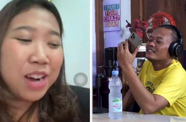 Kiky Saputri video call Sule. (Youtube/SuleChannel)