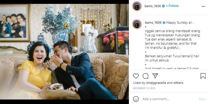 Bams eks Samson dan Desiree Tarigan. (Instagram/@bams_1606)