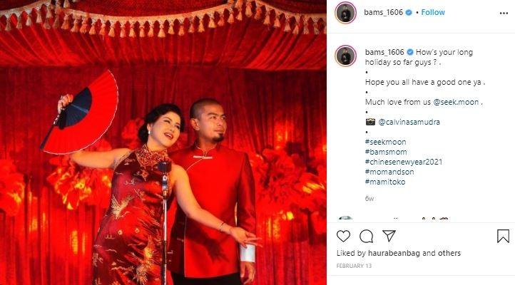 Bams eks Samson dan Desiree Tarigan. (Instagram/@bams_1606)