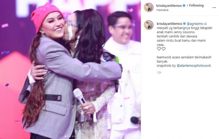 Krisdayanti dan Agnez Mo. (Instagram)