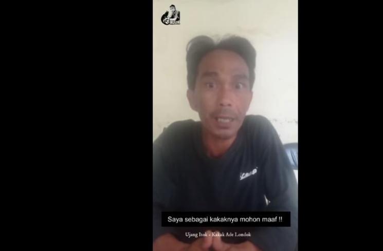 Kakak Ade Londok, Ujang Itok (YouTube/Ade Londok Official)