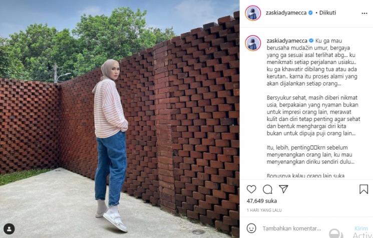 Zaskia Adya Mecca (Instagram.com)